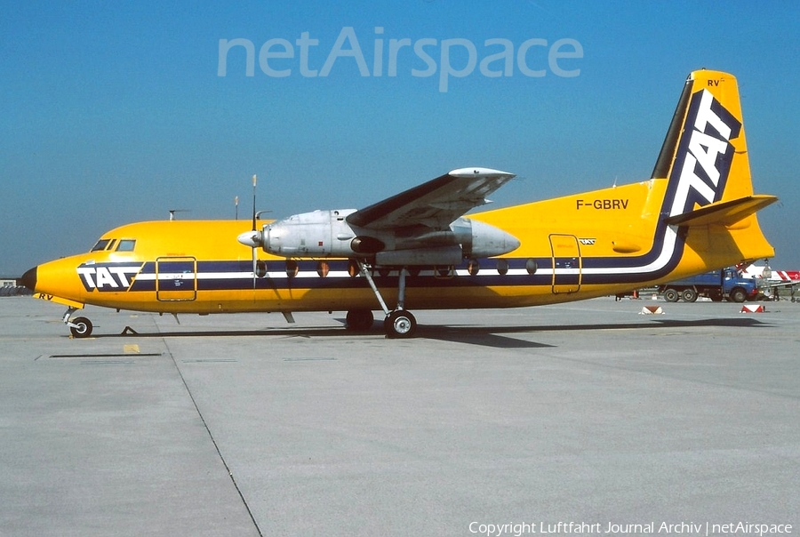TAT - Touraine Air Transport Fairchild F-27A (F-GBRV) | Photo 398599