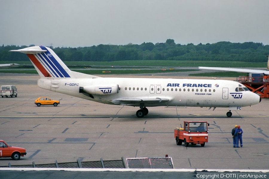 Air France (TAT) Fokker F28-4000 Fellowship (F-GDFC) | Photo 205409