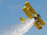 Midair Schweizer G-164A Ag-cat (F-GFBJ) at  Orange - Caritat, France