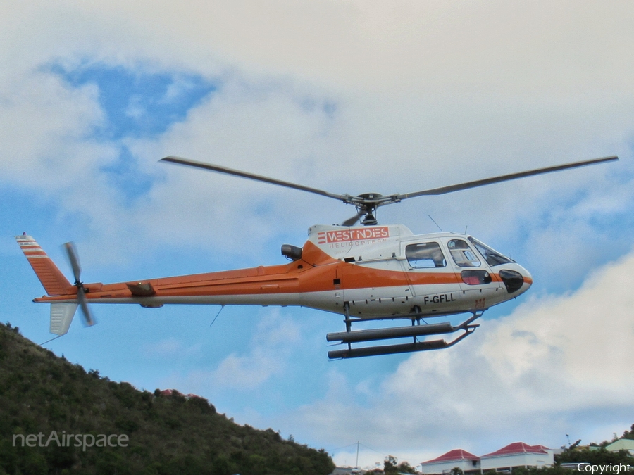 West Indies Helicopters Aerospatiale AS350B2 Ecureuil (F-GFLL) | Photo 369466