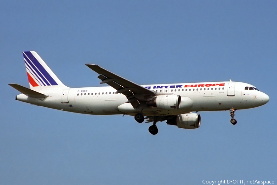 Air Inter Europe (Air France) Airbus A320-111 (F-GGEG) | Photo 270902