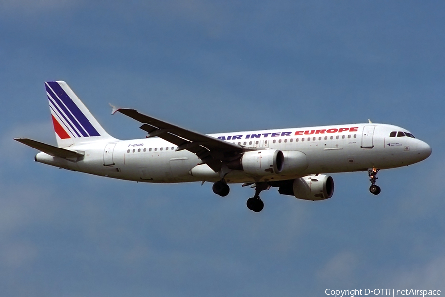 Air Inter Europe (Air France) Airbus A320-211 (F-GHQR) | Photo 269059