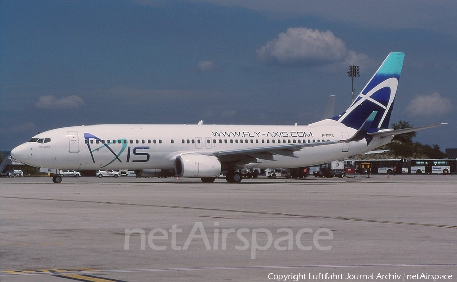 New Axis Airways Boeing 737-86N (F-GIRS) | Photo 405404