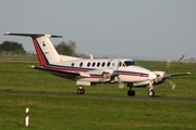 SEFA Service d'exploitation de la Formation Aéronautique Beech King Air B200 (F-GJFE) at  Luxembourg - Findel, Luxembourg