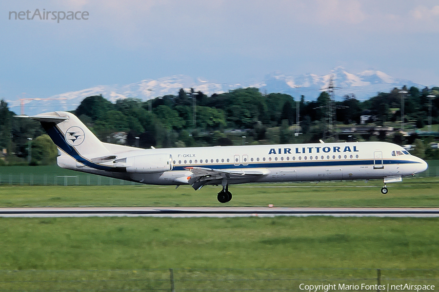 Air Littoral Fokker 100 (F-GKLX) | Photo 201283