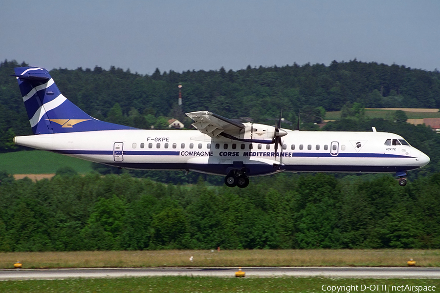 CCM Airlines - Compagnie Corse Mediterranee ATR 72-202 (F-GKPE) | Photo 265229