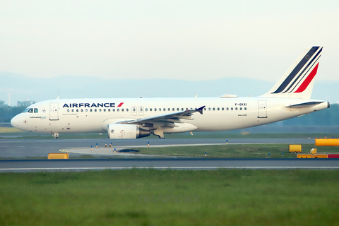 Air France Airbus A320-214 (F-GKXI) at  Vienna - Schwechat, Austria