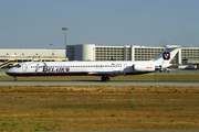 BelAir - Ile de France McDonnell Douglas MD-83 (F-GKZL) at  Palma De Mallorca - Son San Juan, Spain