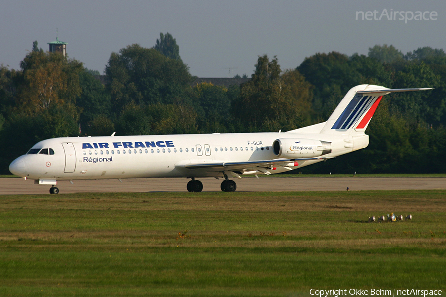Air France (Régional) Fokker 100 (F-GLIR) | Photo 37628