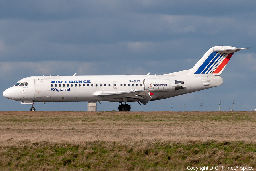 Air France (Régional) Fokker 70 (F-GLIV) | Photo 249181