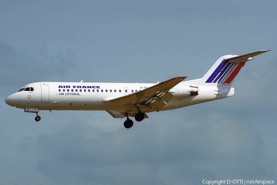 Air France (Air Littoral) Fokker 70 (F-GLIX) | Photo 405253