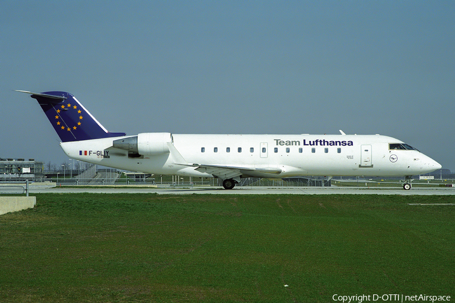 Team Lufthansa (Air Littoral) Bombardier CRJ-100ER (F-GLIY) | Photo 391260