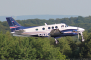 (Private) Beech C90A King Air (F-GLRZ) at  Luxembourg - Findel, Luxembourg