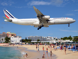 Air France Airbus A340-313X (F-GLZK) at  Philipsburg - Princess Juliana International, Netherland Antilles