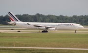 Air France Airbus A340-313X (F-GLZP) at  Detroit - Metropolitan Wayne County, United States