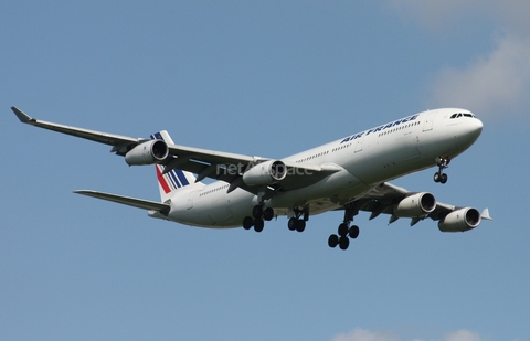 Air France Airbus A340-313X (F-GLZT) at  Detroit - Metropolitan Wayne County, United States