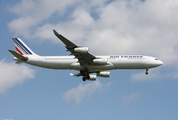 Air France Airbus A340-313X (F-GLZT) at  Detroit - Metropolitan Wayne County, United States