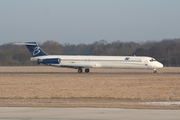 Blue Line McDonnell Douglas MD-83 (F-GMLI) at  Hannover - Langenhagen, Germany
