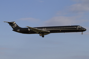 Blue Line McDonnell Douglas MD-83 (F-GMLU) at  Hamburg - Fuhlsbuettel (Helmut Schmidt), Germany