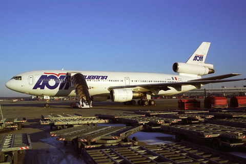 AOM French Airlines McDonnell Douglas DC-10-30 (F-GNEM) at  Hamburg - Fuhlsbuettel (Helmut Schmidt), Germany