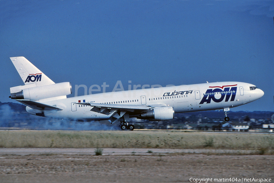 AOM French Airlines McDonnell Douglas DC-10-30 (F-GNEM) | Photo 53530