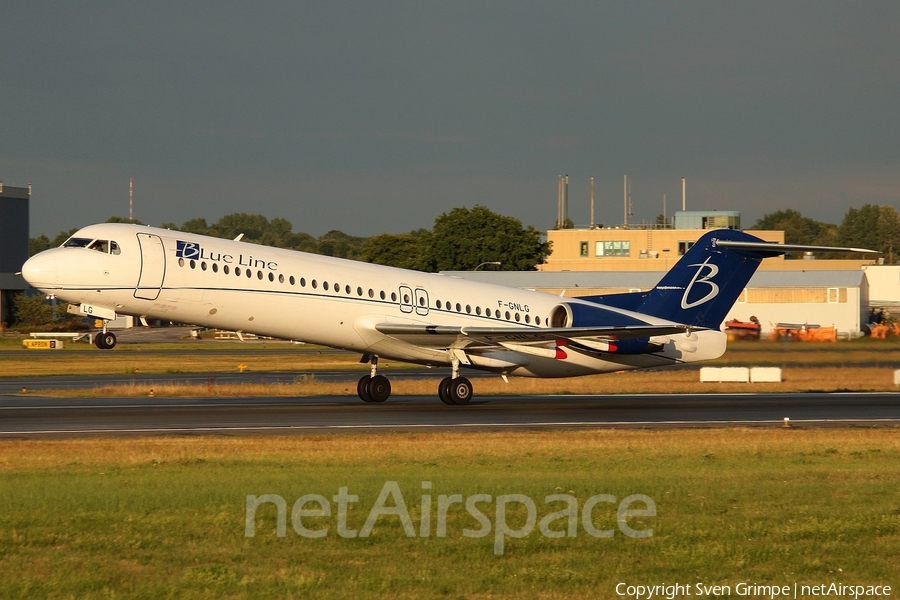 Blue Line Fokker 100 (F-GNLG) | Photo 11492