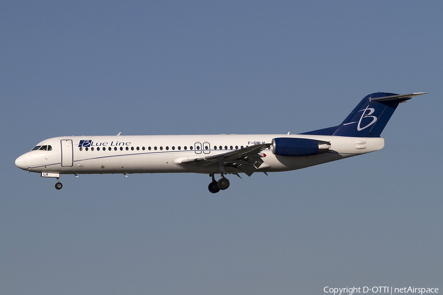Blue Line Fokker 100 (F-GNLH) | Photo 292848