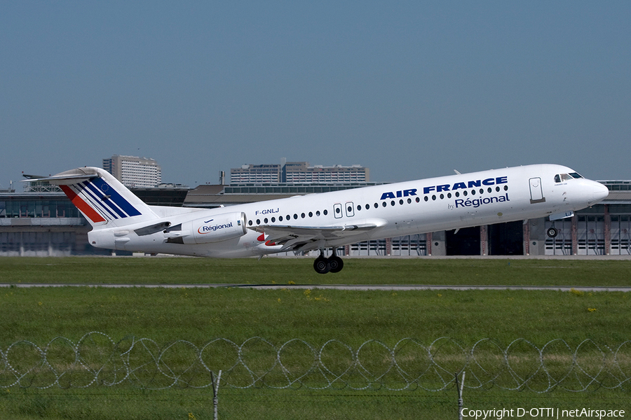 Air France (Régional) Fokker 100 (F-GNLJ) | Photo 257418