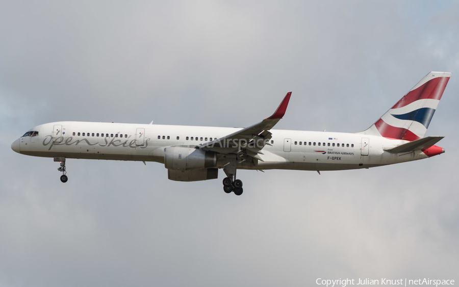 Open Skies Boeing 757-236 (F-GPEK) | Photo 173805
