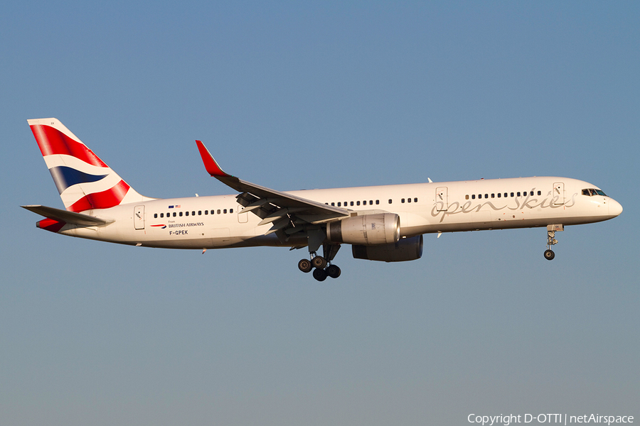 Open Skies Boeing 757-236 (F-GPEK) | Photo 371474