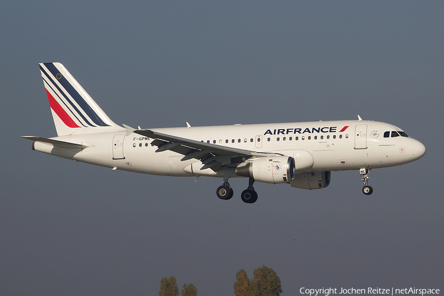 Air France Airbus A319-113 (F-GPME) | Photo 129786
