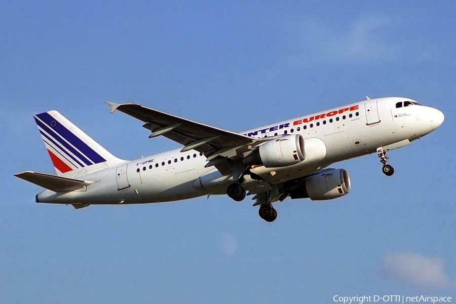 Air Inter Europe (Air France) Airbus A319-113 (F-GPME) | Photo 270218