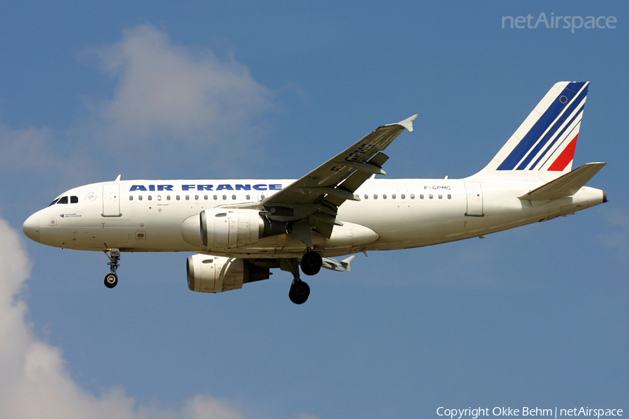 Air France Airbus A319-113 (F-GPMG) | Photo 53241