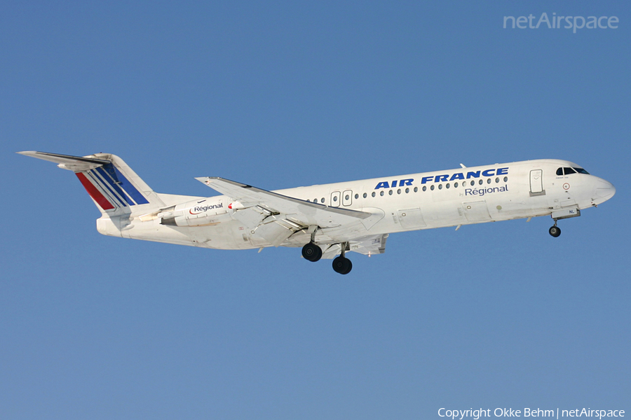 Air France (Régional) Fokker 100 (F-GPNL) | Photo 37630