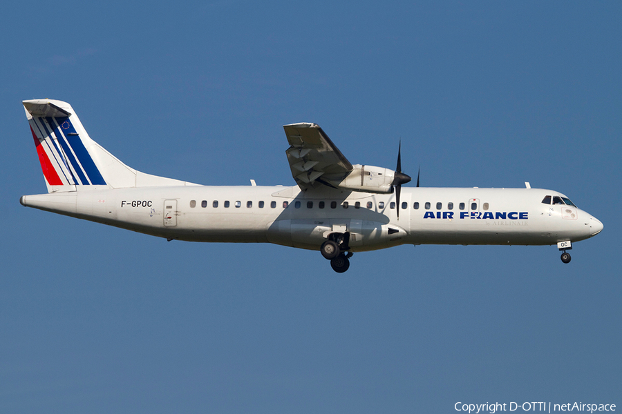 Air France (Airlinair) ATR 72-202(QC) (F-GPOC) | Photo 372020