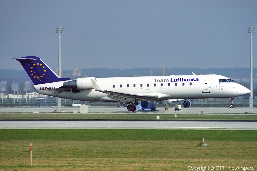 Team Lufthansa (Air Littoral) Bombardier CRJ-100ER (F-GPTF) | Photo 389957