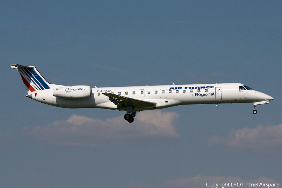 Air France (Régional) Embraer ERJ-145EP (F-GRGA) | Photo 267702