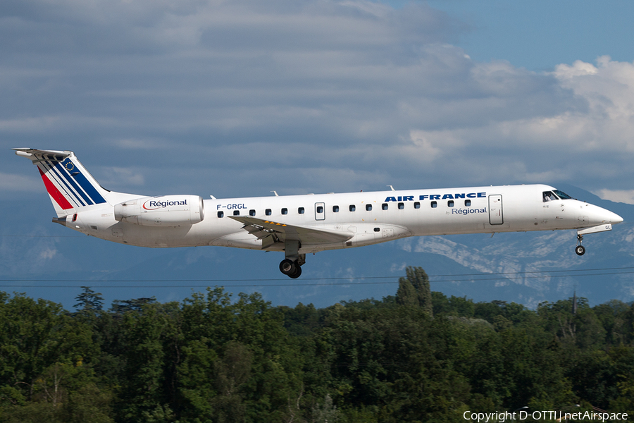 Air France (Régional) Embraer ERJ-145EP (F-GRGL) | Photo 201492