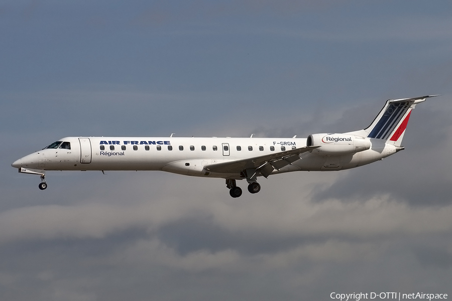 Air France (Régional) Embraer ERJ-145EP (F-GRGM) | Photo 164293