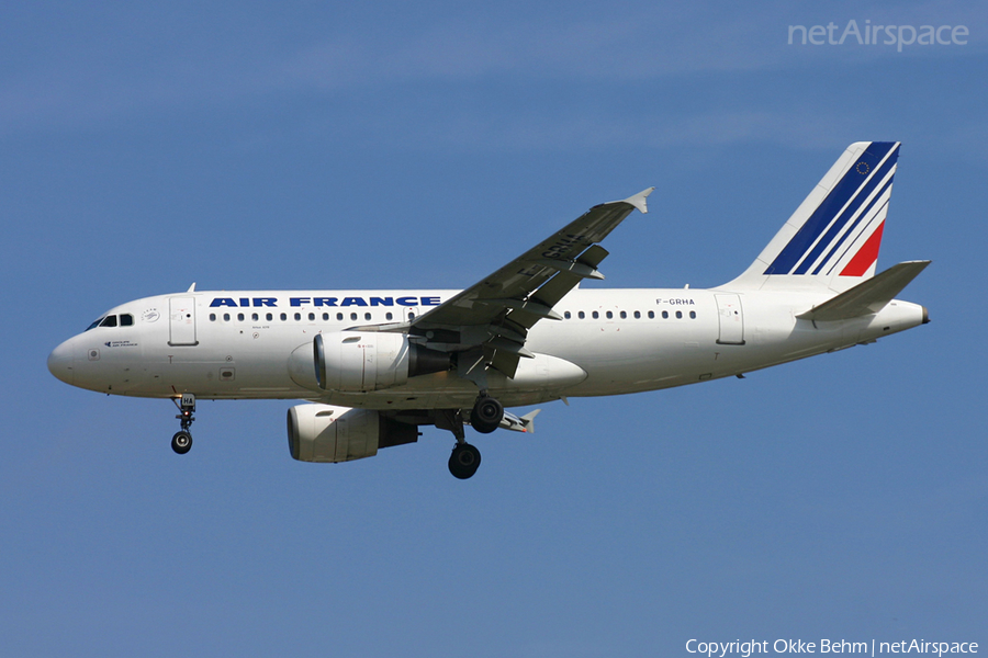 Air France Airbus A319-111 (F-GRHA) | Photo 53244