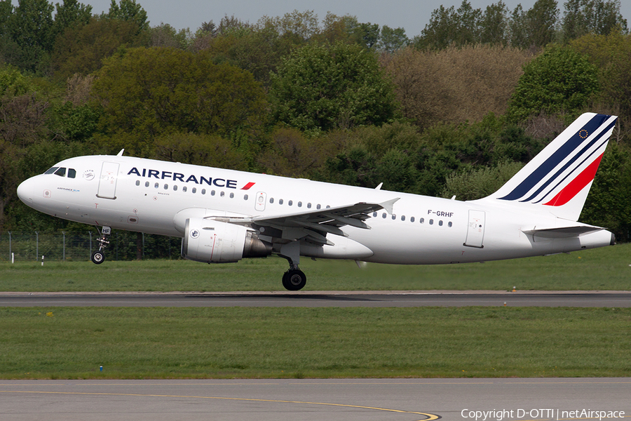 Air France Airbus A319-111 (F-GRHF) | Photo 493753
