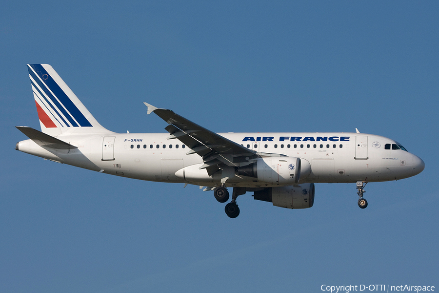 Air France Airbus A319-111 (F-GRHH) | Photo 270750