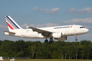 Air France Airbus A319-111 (F-GRHI) at  Hamburg - Fuhlsbuettel (Helmut Schmidt), Germany