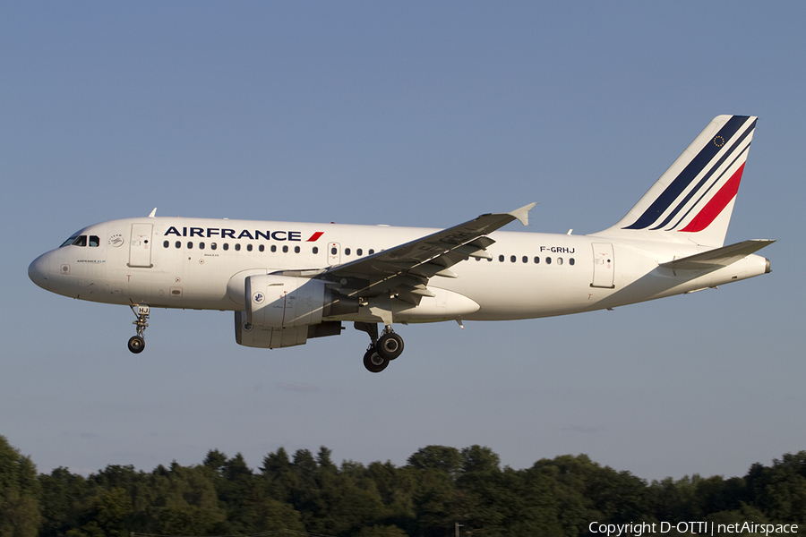 Air France Airbus A319-111 (F-GRHJ) | Photo 389162