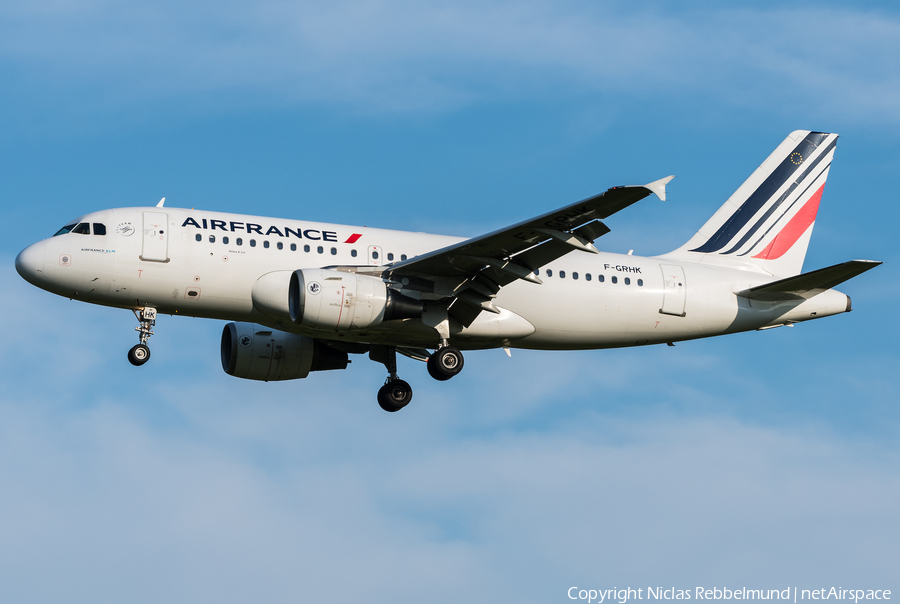 Air France Airbus A319-111 (F-GRHK) | Photo 328780