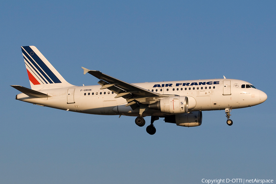 Air France Airbus A319-111 (F-GRHN) | Photo 272109