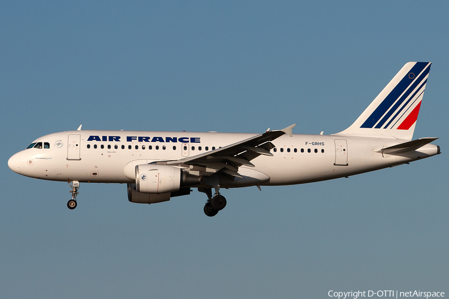 Air France Airbus A319-111 (F-GRHS) | Photo 318710