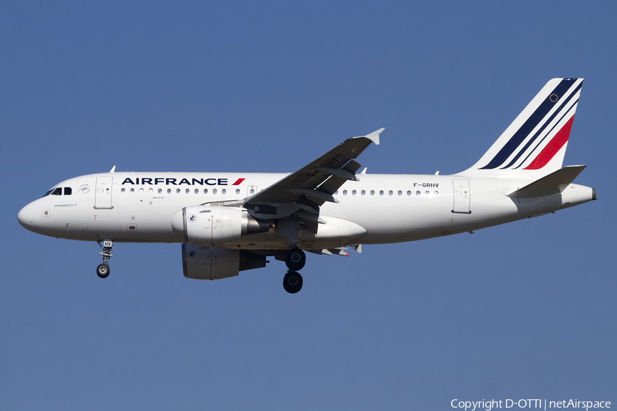 Air France Airbus A319-111 (F-GRHV) | Photo 434100