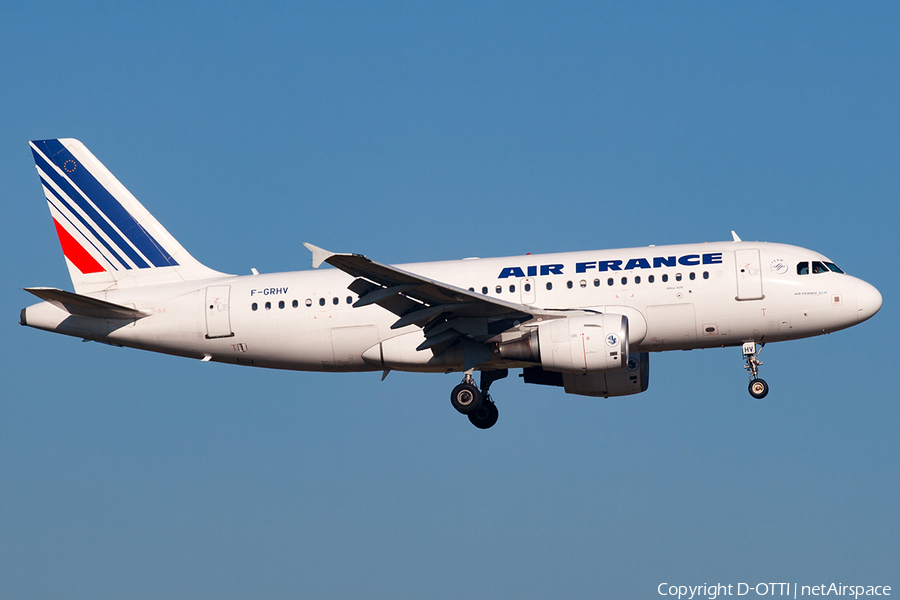 Air France Airbus A319-111 (F-GRHV) | Photo 371522