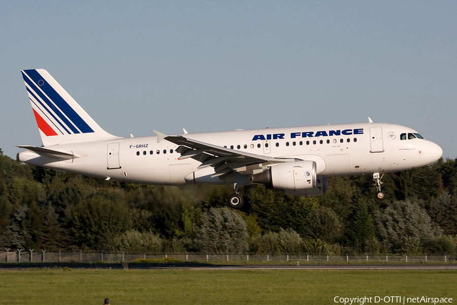Air France Airbus A319-111 (F-GRHZ) | Photo 269696